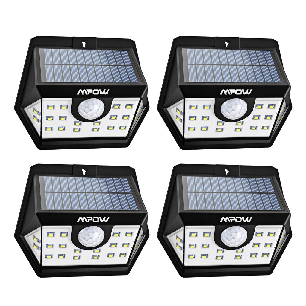 Lampe Solaire Extérieur Détecteur De Mouvement - Pxwaxpy - 204 LED