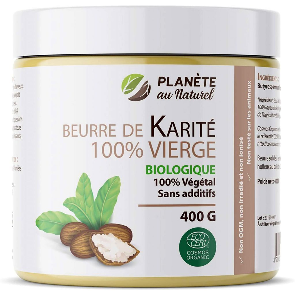Beurre de Karité 400 g Biologique 100 vierge 100 végétal sans